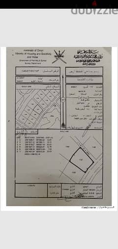 أرض للبيع في ولاية العامرات. منطقة الَمنظرية.