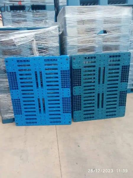 we have all types plastic pallets new and used 4