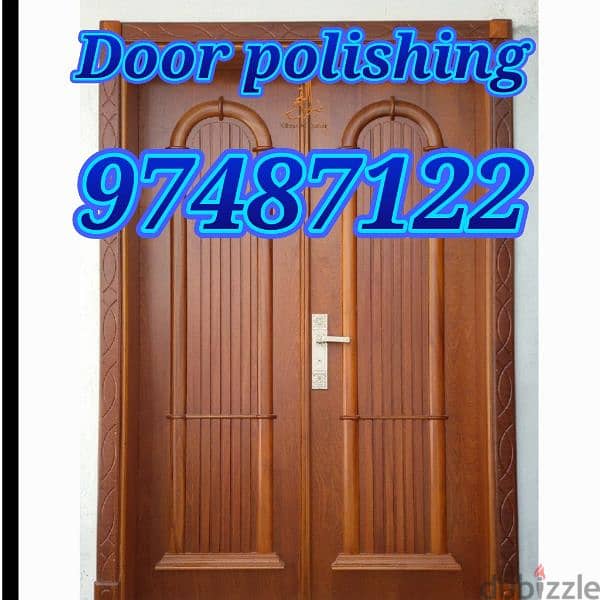 house office door polishing and painting services 0