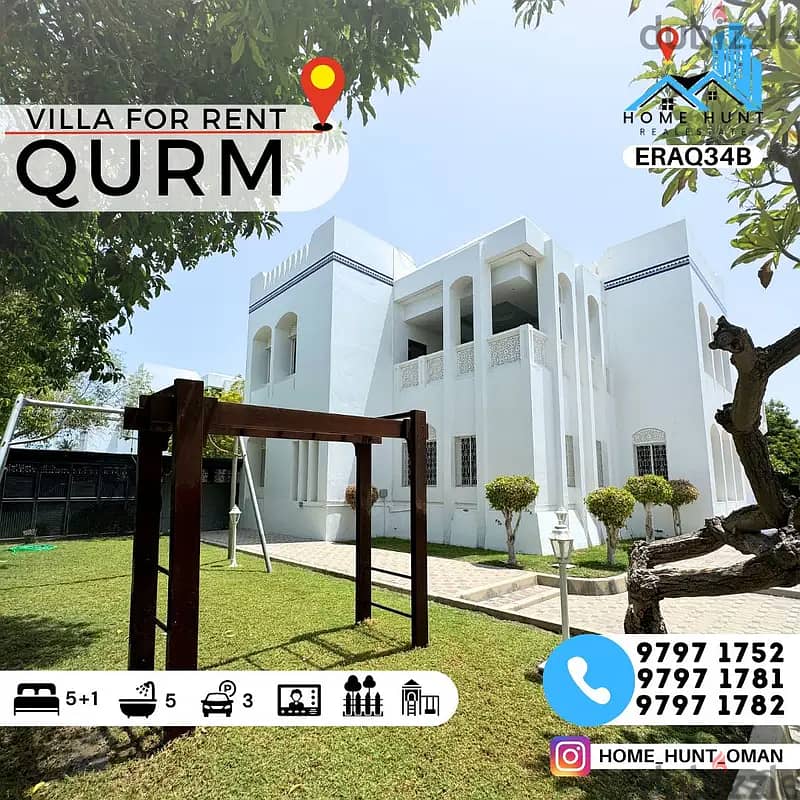 AL QURUM | BEAUTIFUL 5+1BR LUXURIOUS VILLA WITH SEA VIEW 0