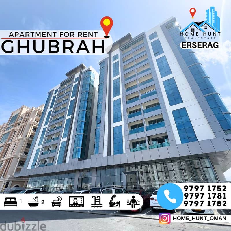 GUBRAH | FULLY FURNISHED 1BHK LUXURY APARTMENT FOR RENT 0