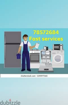 Maintenance automatic washing machine and Refrigerator's