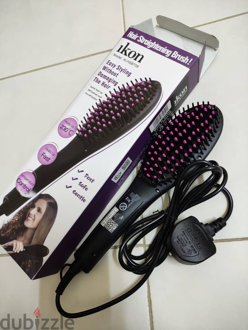 HAIR BRUSH STRAIGHTENER 1