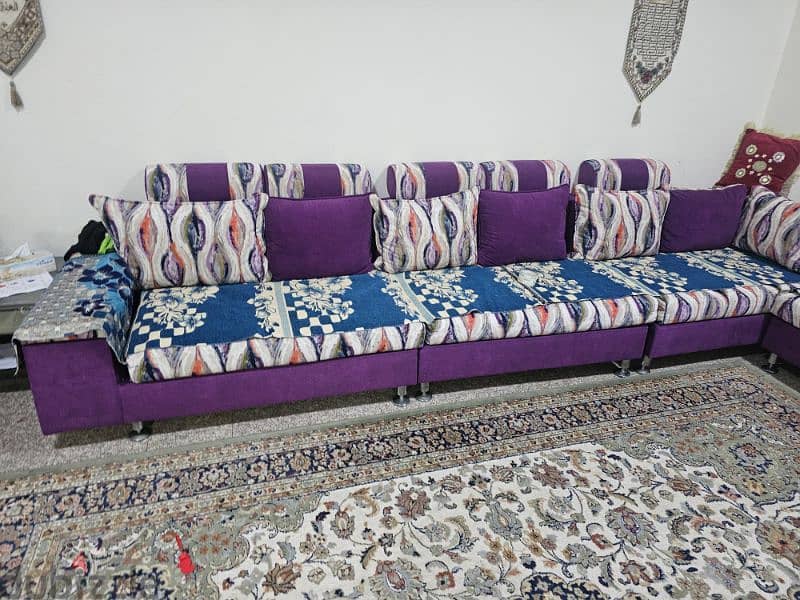 Sofa set 8 seats L shape 2