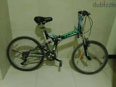 foldable bike with gears