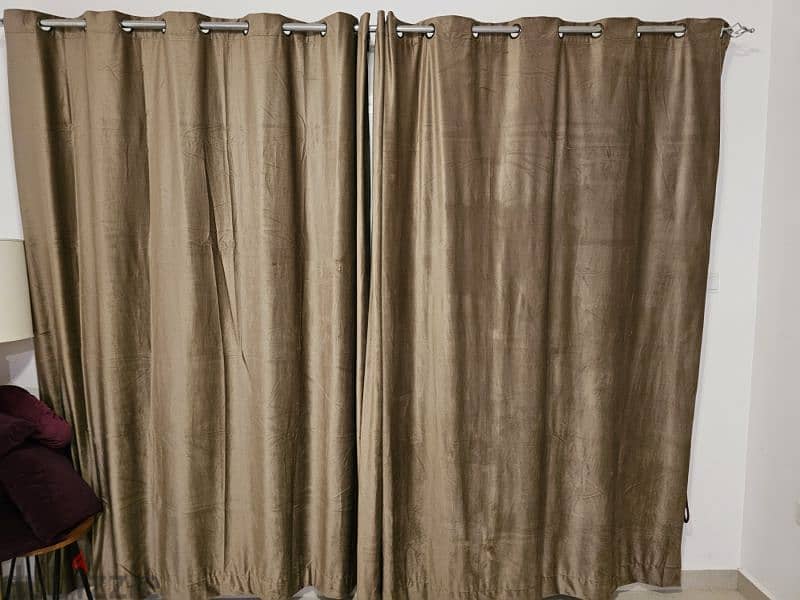 Curtains for living room - used for few montha only 1