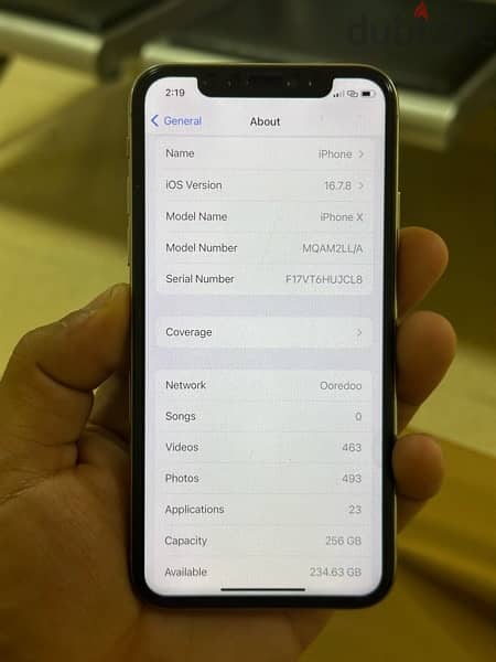 iPhone X 256GB 2