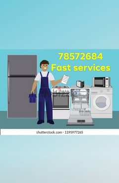 Maintenance automatic washing machine and Refrigerator's