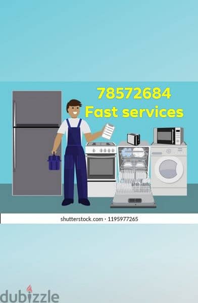 Maintene automatic washing machine and Refrigerator"#$#$#