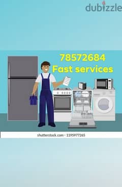 Maintenance automatic washing machine and Refrigerator's