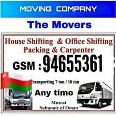 Muscat house shifting and transport services and 0