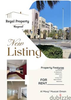 Luxurious 3+1 Bedroom Townhouse for Rent in Al Mouj Muscat! 0