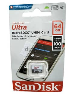 64GB SUNDISK ULTRA MEMORY CARD