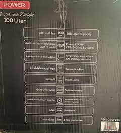 Electric oven double door 100ltr capacity for sale 0