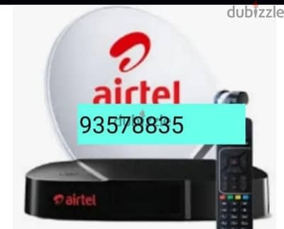 Home service  Nileset Arabset Airtel DishTv osn fixingSatellite dish