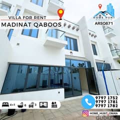 MADINAT QABOOS | GREAT QUALITY 4+1 BR MODERN VILLA FOR RENT