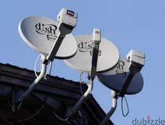 Home service  Nileset Arabset Airtel DishTv osn fixingSatellite dish 0