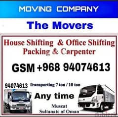 Muscat To Salalah Transport and movers services