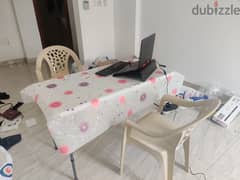 Study/work table with 2 chairs