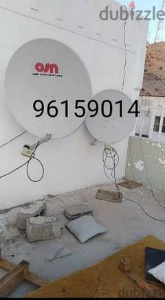 Home service Nileset Arabset Airtel DishTv osn fixing a All