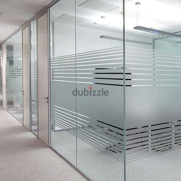 GLASS PARTITION INTERIORS DESIGN & AC DUCT WORK 19