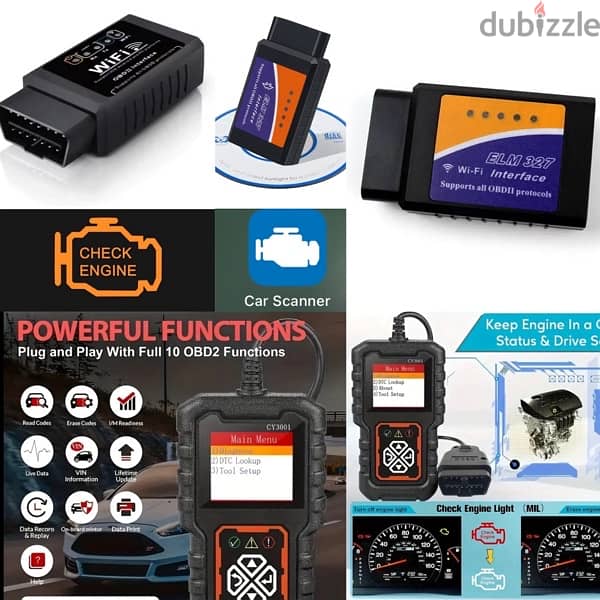 أجهزة OBD 2 لفحص وتشخيص أعطال السيارات ولمبة المحرك 0