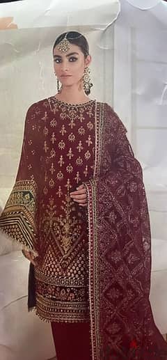 Pakistani 3 piece embroidered dress for sell 0