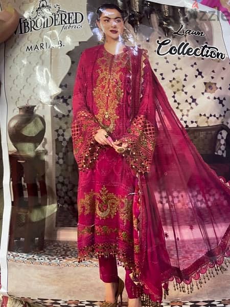 Pakistani 3 piece embroidered dress for sell 1