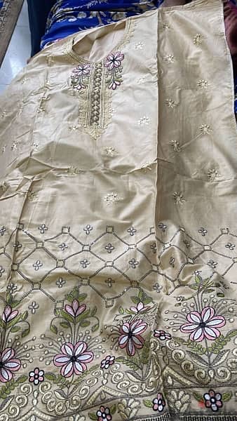 Pakistani 3 piece embroidered dress for sell 14