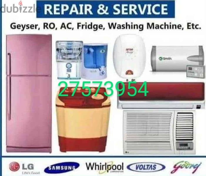 MENTINCE AC AUTOMATIC WASHING MACHINE AND REFRIGERATOR 0