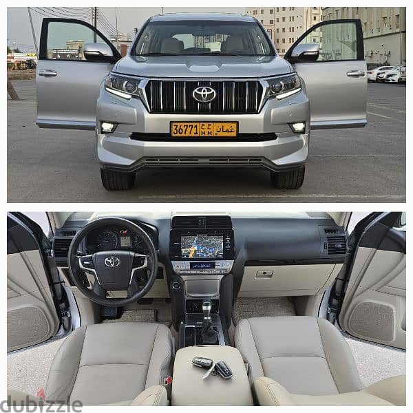 Toyota Prado Full Option 2019 -  VXR No Accidents 15