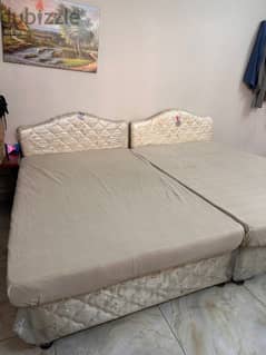 2 Beds with Mattress for Sale