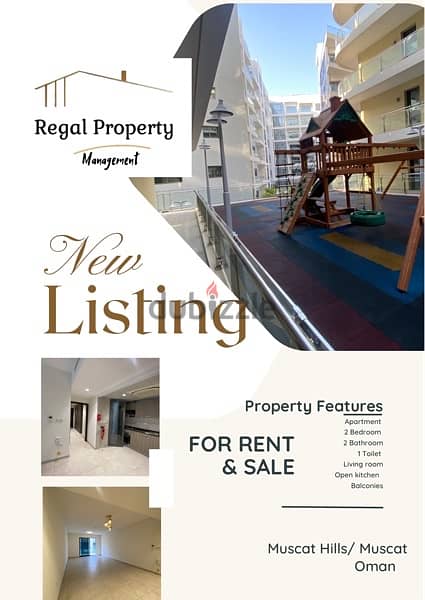 **Stunning 2 Bedroom apartment for Rent and Sale** 0