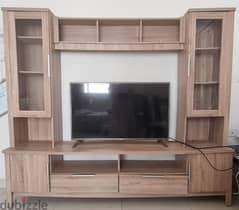 showcase TV cabinet and sofa 0