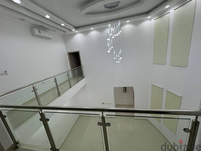 DOUBLE HEIGHT 4+1bhk Huge villa to let in Al Ansab Heights 8