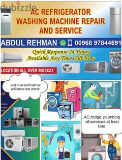 Maintenance Automatic washing machines and Refrigerator'ss 0