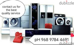 Maintenance Automatic washing machines and Refrigerator'ss 0