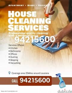 House cleaning villa office apartment & kitchen deep cleaning service 0