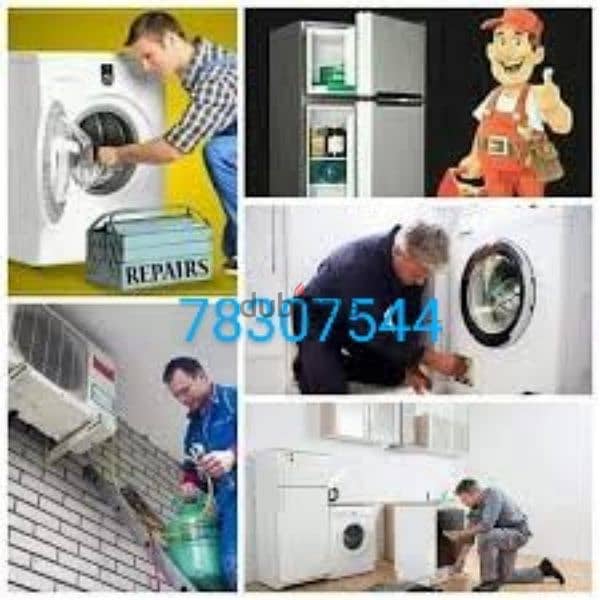 MENTINCE AC AUTOMATIC WASHING MACHINE AND REFRIGERATOR 0