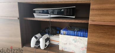 Rarely used ps5 with two controls and charging station