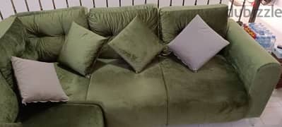 l shape sofa brand new كورنر صوفا جديدة 0