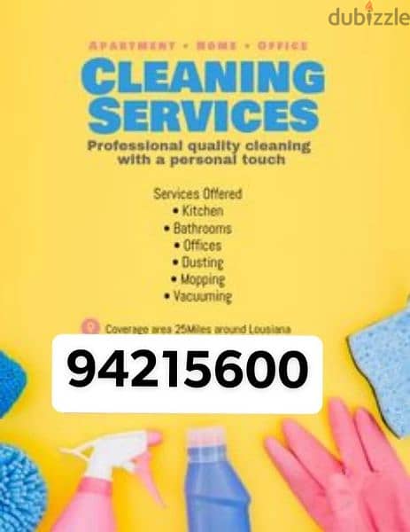 House cleaning villa office apartment & kitchen deep cleaning service 0