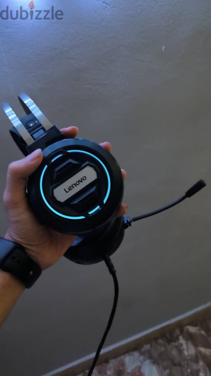 !!! LOW PRICE!! Lenovo H401 RGB Headset سماعة لينوفو ذات السعر المنخفض 2