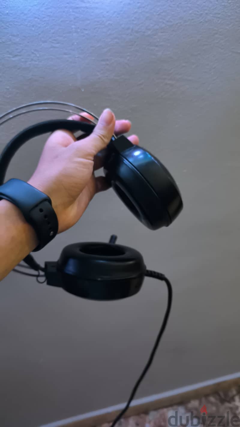 !!! LOW PRICE!! Lenovo H401 RGB Headset سماعة لينوفو ذات السعر المنخفض 4