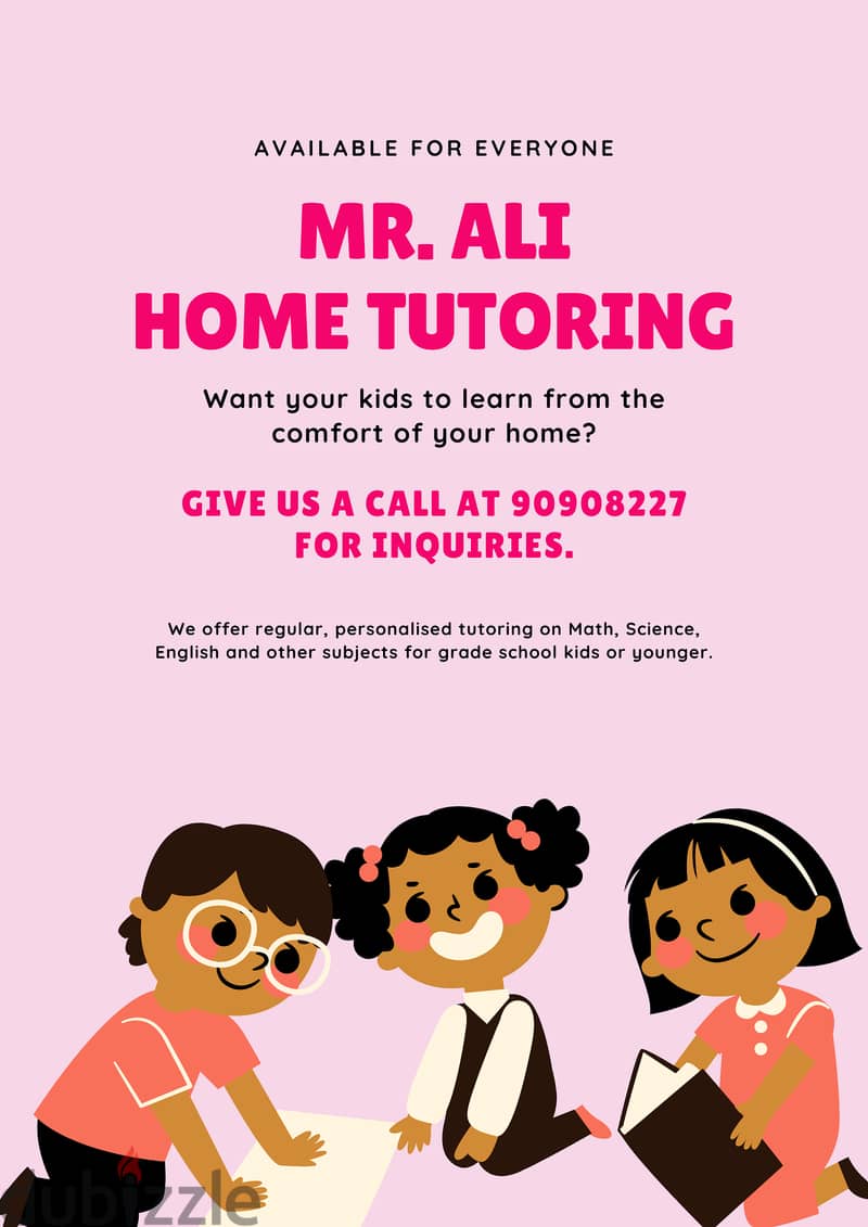 Tuition Teacher for Grades 1 to 10 1