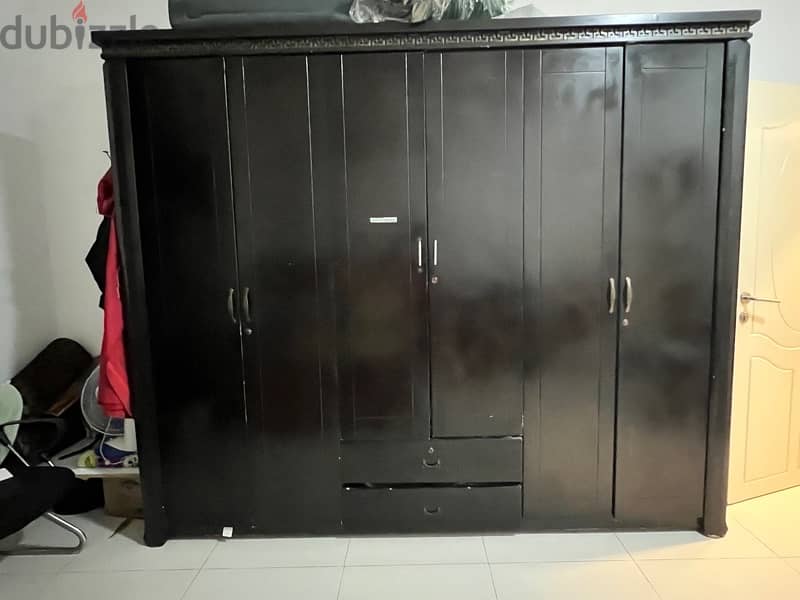 Strong Wooden 6-Door Cupboard today big discount 43 Ro 2