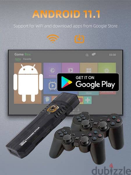 جهاز الألعاب الكلاسيكية وتشغيل TV بنظام android 4