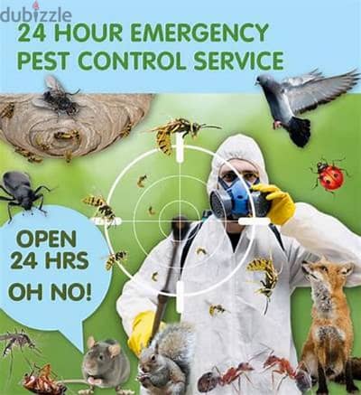 Pest control service with warantty