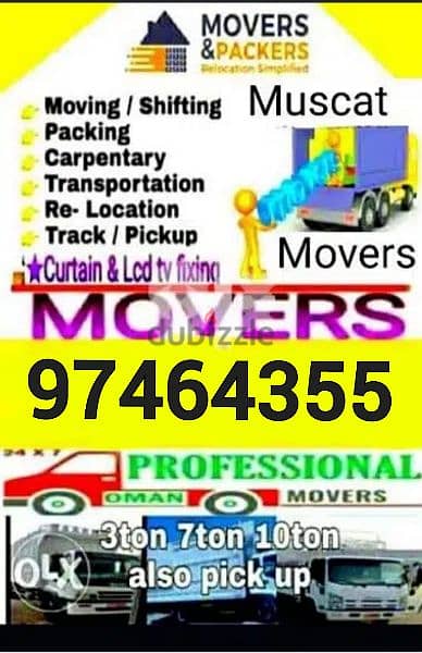 house shifting all oman and packers good carpenter