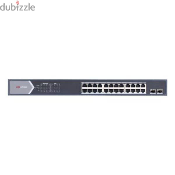 DS-3E0526P-E/M
24 Port Gigabit Unmanaged PoE Switch 1